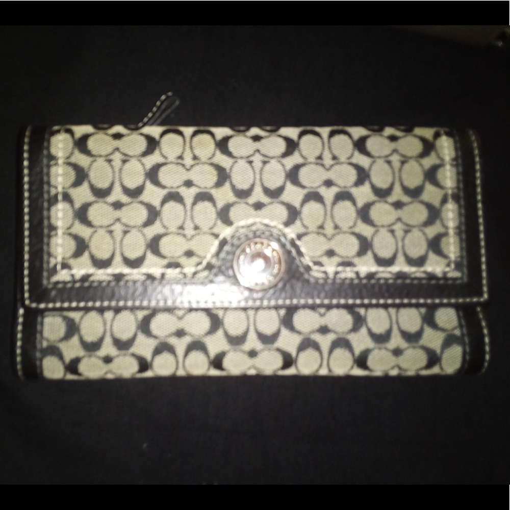 Coach Wallet and checkbook cover